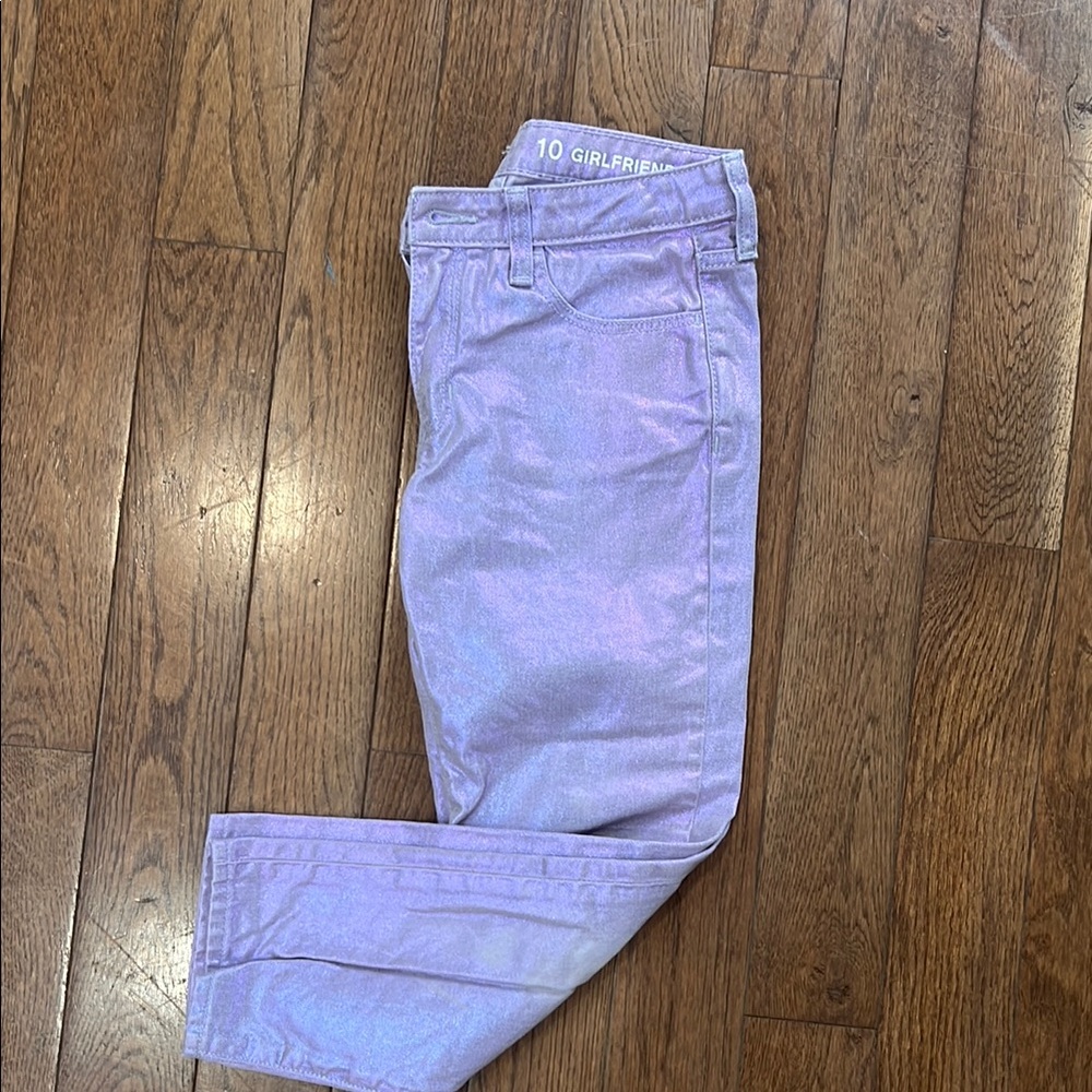 Iridescent Purple Jeans
